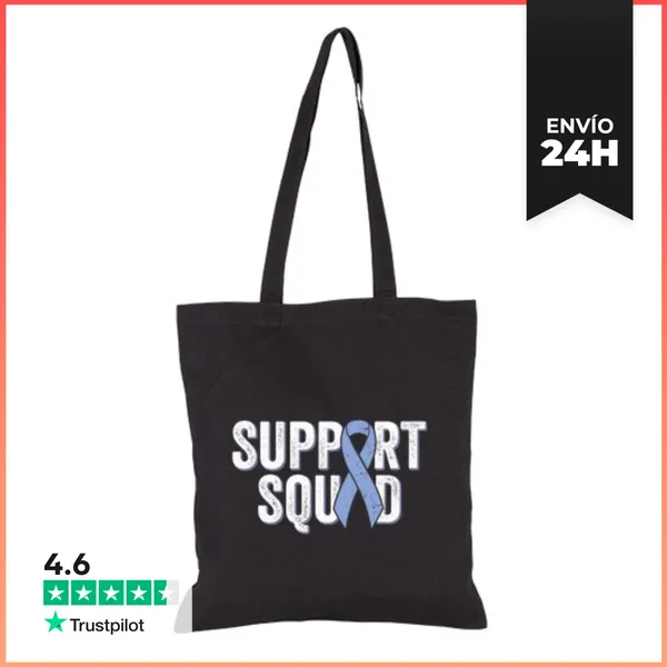 Bolsa De Tela Escuadrón De Apoyo Para El Cáncer Esofágico