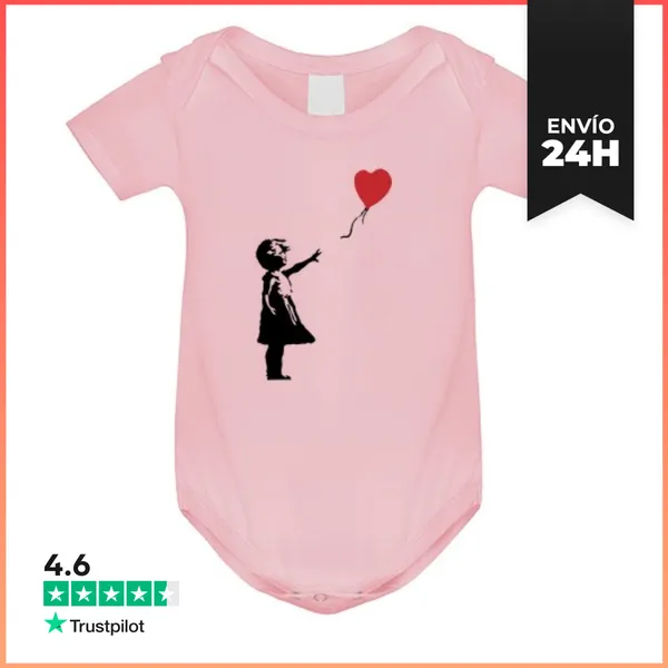 Body Bebé Girl With Balloon LaTostadora