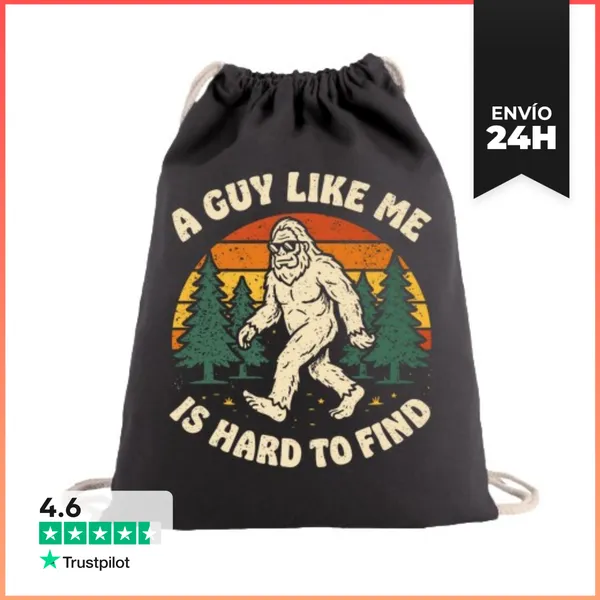 Mochila Saco Con Cuerdas A GUY LIKE ME IS HARD TO FIND FUNNY