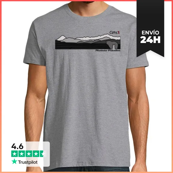 Camiseta Hombre Clásica Montaña Palentina LaTostadora