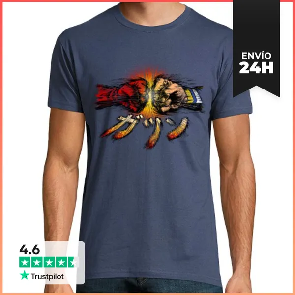 Camiseta Hombre Clásica FISTS CLASH LaTostadora