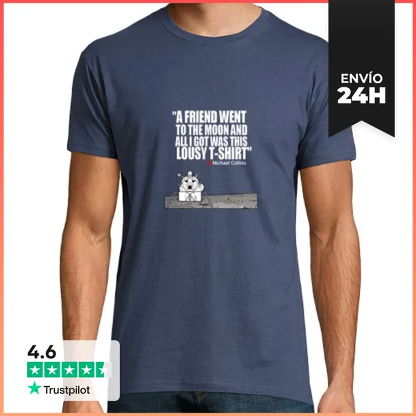 Camiseta Hombre Clásica Apollo 11 LaTostadora