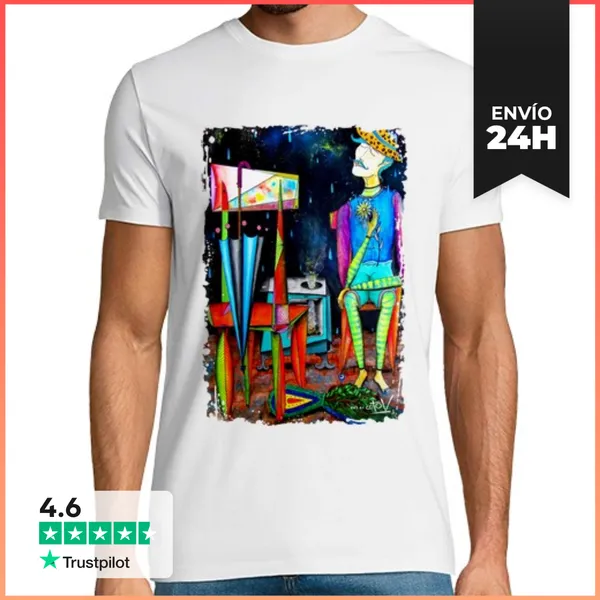 Camiseta Hombre Clásica Camiseta Hombre Esperanza LaTostadora