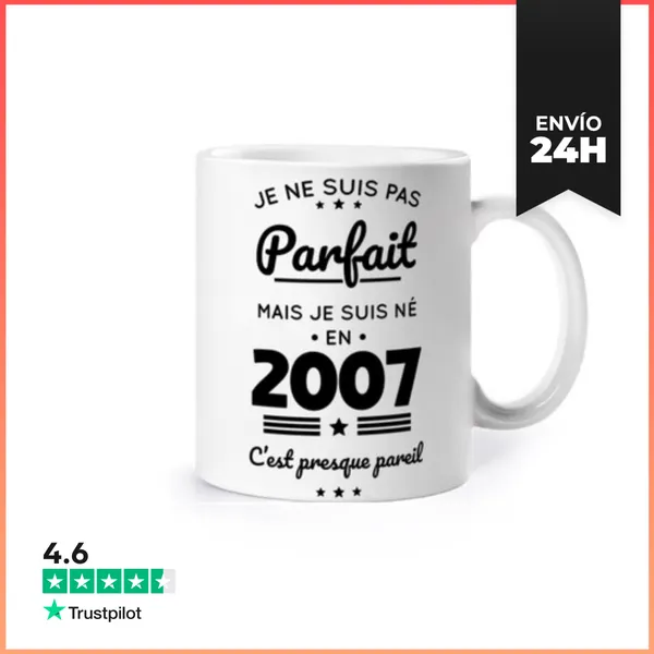 Taza 18 Años No Son Perfectos Pero No En 200 LaTostadora