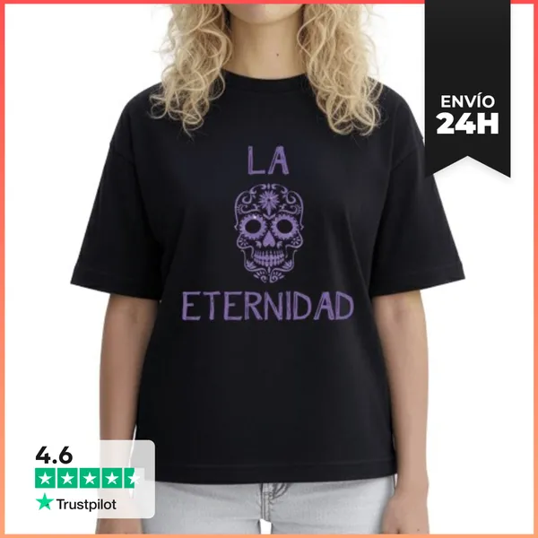 Camiseta Mujer Boxy Carnaval Cadiz La Eternidad LaTostadora