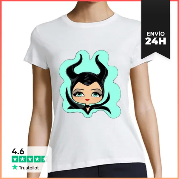 Camiseta Mujer Clásica Ninet Maléfica LaTostadora