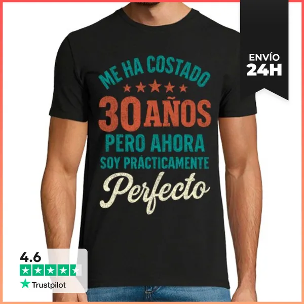 Camiseta Hombre Clásica Me Ha Costado 30 Años 30 Cumpleaños