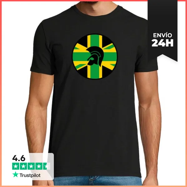 Camiseta Hombre Clásica Troyano Jamaicano LaTostadora