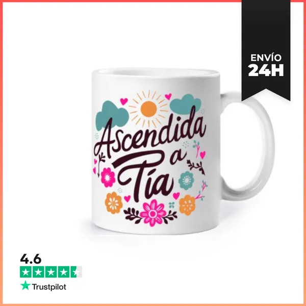 Taza Ascendida A Tía LaTostadora