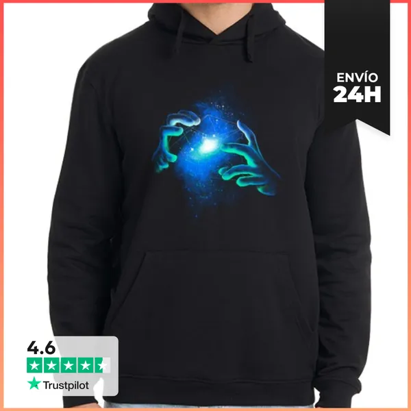 Sudadera Unisex Con Capucha Space Illusionist LaTostadora