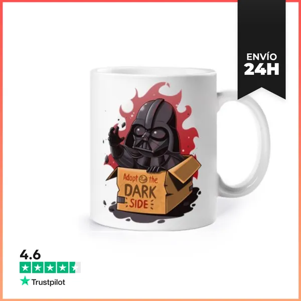 Taza Adopta El Lado Oscuro LaTostadora