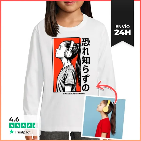 Camiseta Manga Larga Para Niños Efecto Manga Camiseta Manga Larga