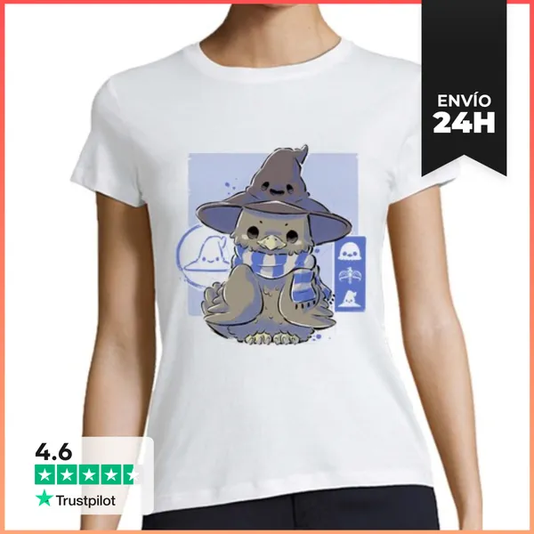 Camiseta Mujer Clásica Lindo Ravenclaw LaTostadora