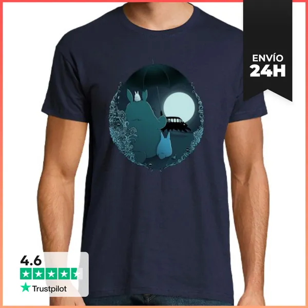 Camiseta Hombre Clásica Spirits In The Night LaTostadora