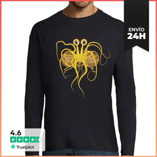 Camiseta Hombre Manga Larga Monesvol LaTostadora