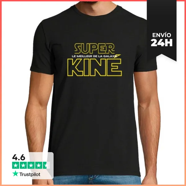 Camiseta Hombre Clásica Super Fisioterapeuta LaTostadora