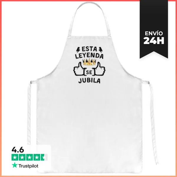 Delantal Esta Leyenda Se Jubila Abuelo Jubilado LaTostadora