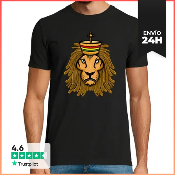 Camiseta Hombre Clásica Reggae Gift Idea Rasta Tshirt Gift For