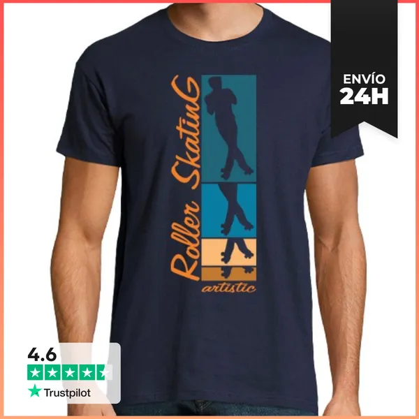 Camiseta Hombre Clásica Evolución Del Patín LaTostadora