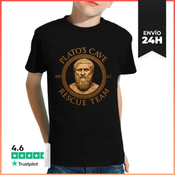 Camiseta Clásica Para Niños Plato Cave Platon Filosofia Al