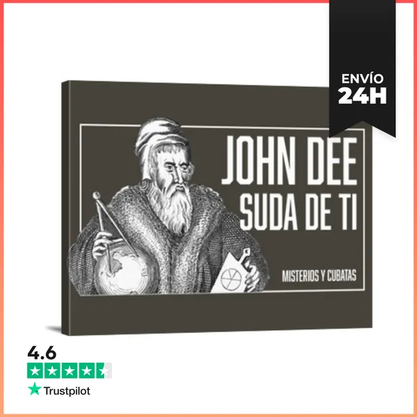 Lienzo Horizontal John Dee Suda De Ti - Lienzo Tostado