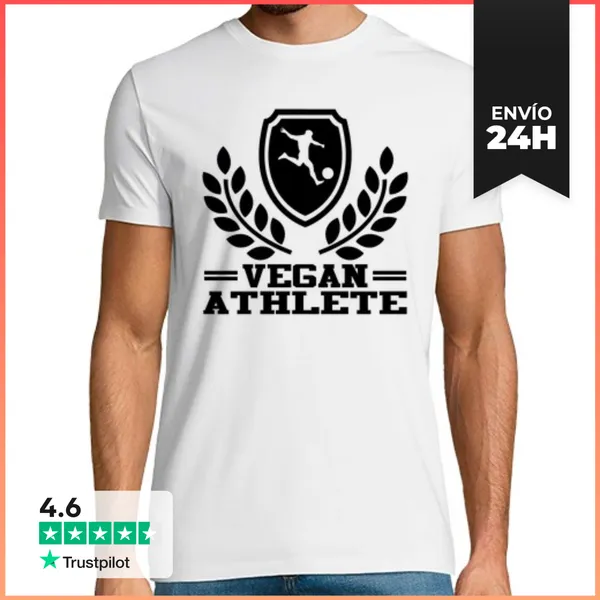 Camiseta Hombre Clásica Atleta Vegano LaTostadora