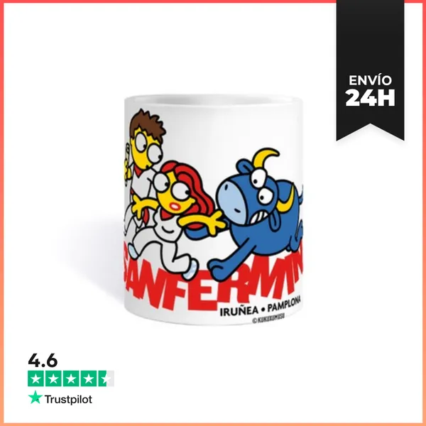 Taza Kukuxumusu San Fermin LaTostadora