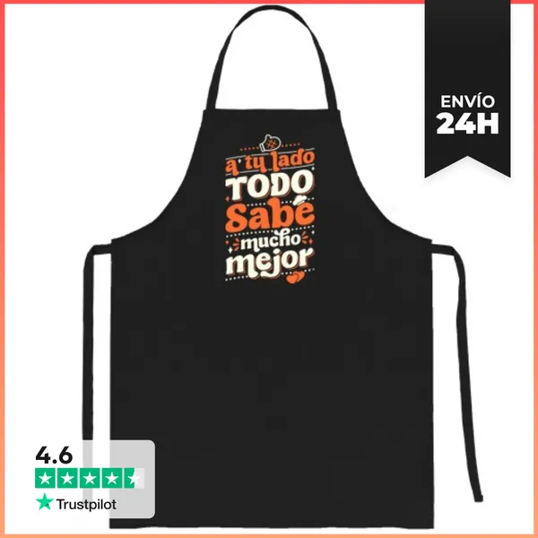 Delantal A Tu Lado Todo Sabe Mucho Mejor Regalos Especiales Para