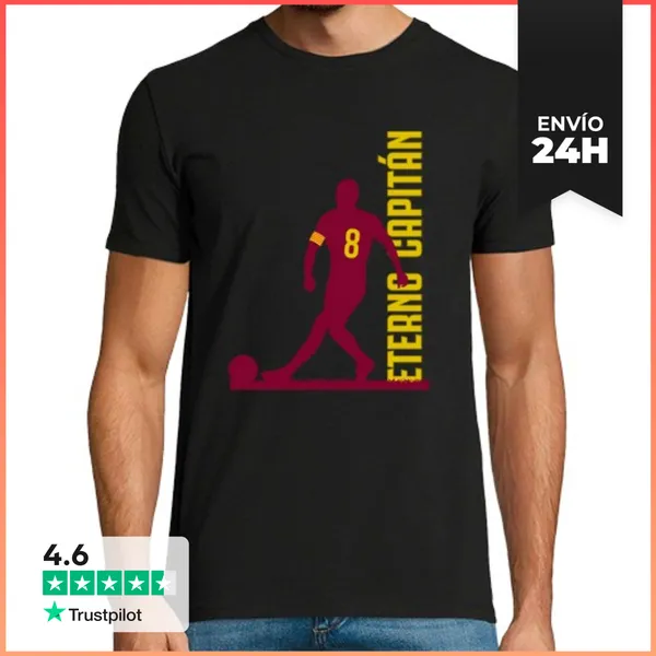 Camiseta Hombre Clásica Iniesta Eterno Capitán - Hombre