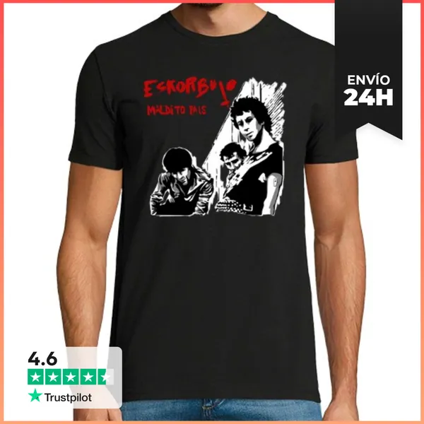 Camiseta Hombre Clásica Maldito Pais LaTostadora