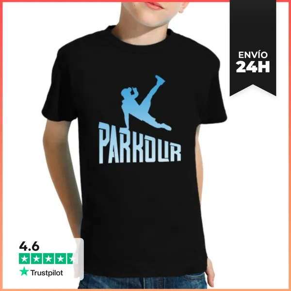 Camiseta Clásica Para Niños Parkour Freerunner Free Run Atleta
