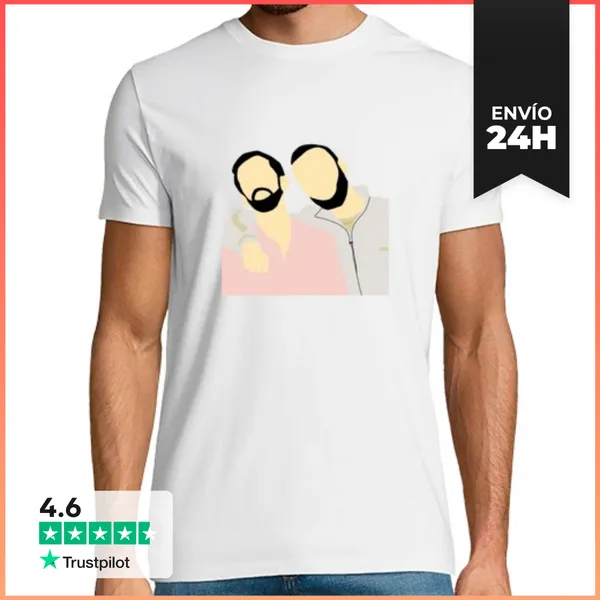 Camiseta Hombre Clásica Grandes Flo Y Oli LaTostadora