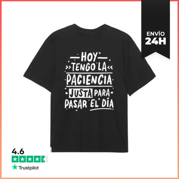 Camiseta Oversize Paciencia Justa... LaTostadora