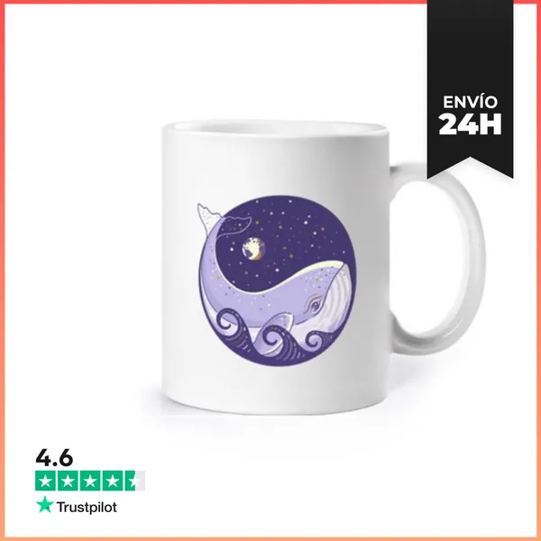 Taza Ballena Yin Yang LaTostadora