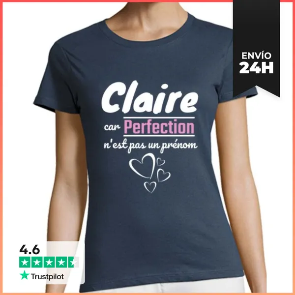 Camiseta Mujer Clásica Camiseta De Perfección Súper Clara