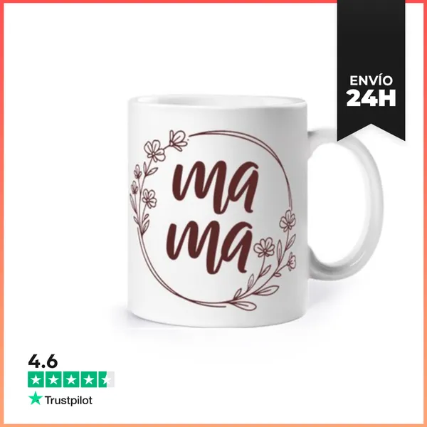 Taza MAMA FLORAL FLORES PRIMAVERA LaTostadora