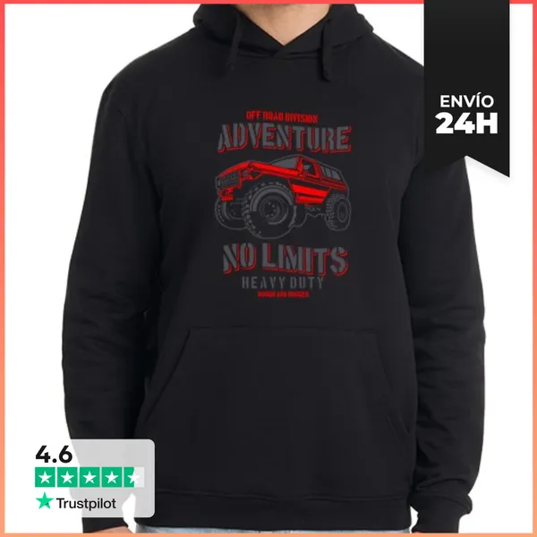 Sudadera Unisex Con Capucha Hombre, Jersey Con Capucha, Negro