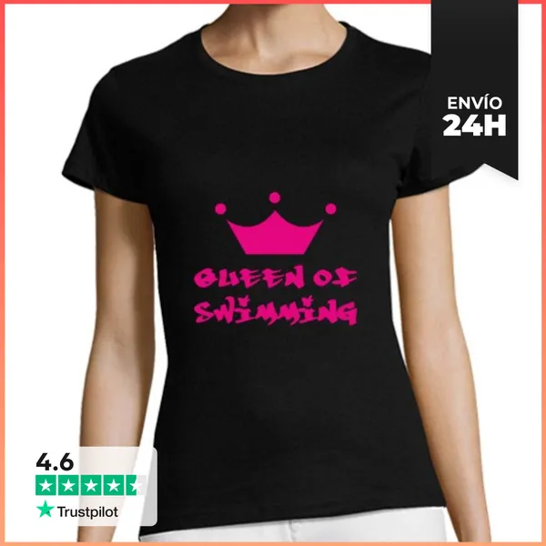 Camiseta Mujer Clásica Camisa De Nadar - Deporte - El Nadador