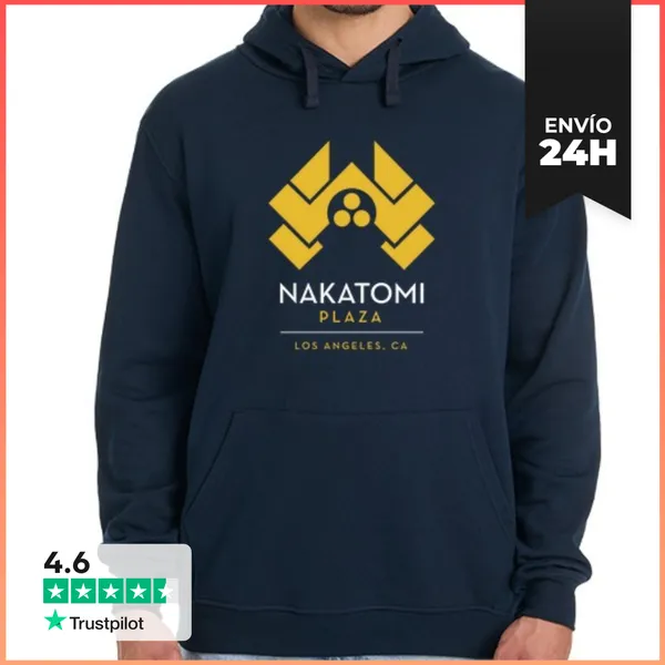 Sudadera Unisex Con Capucha NAKATOMI PLAZA LaTostadora