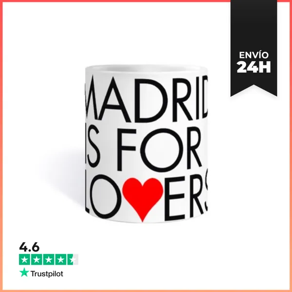 Taza Madrid Is For Lovers LaTostadora