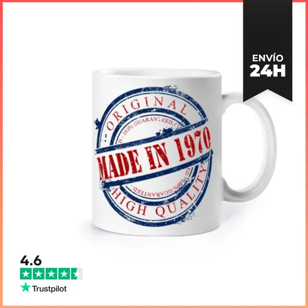 Taza Made In 1970 LaTostadora