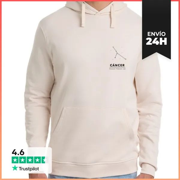 Sudadera Unisex Con Capucha Cancer LaTostadora