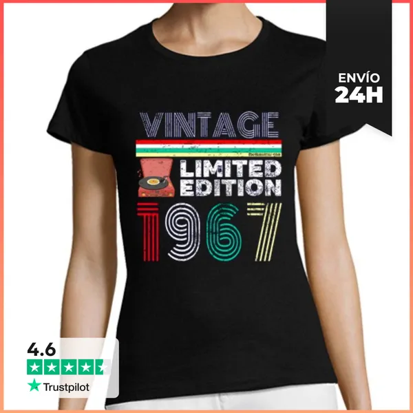 Camiseta Mujer Clásica 1967 Vintage - Limited Edition LaTostadora