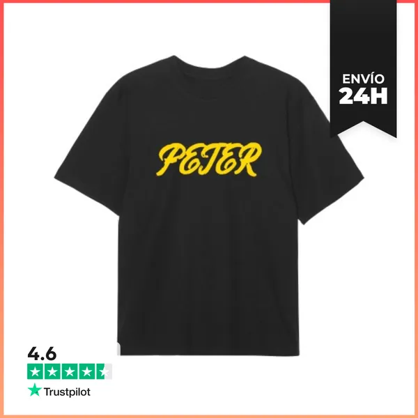 Camiseta Oversize Texto Amarillo LaTostadora
