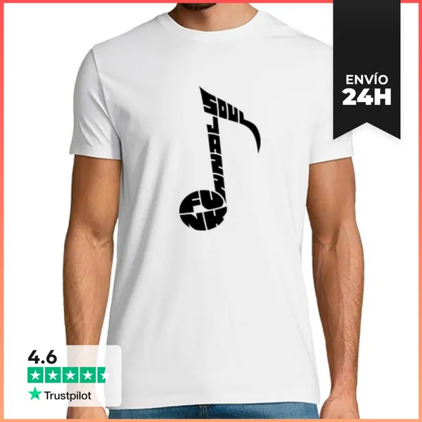 Camiseta Hombre Clásica Alma Jazz Funk LaTostadora