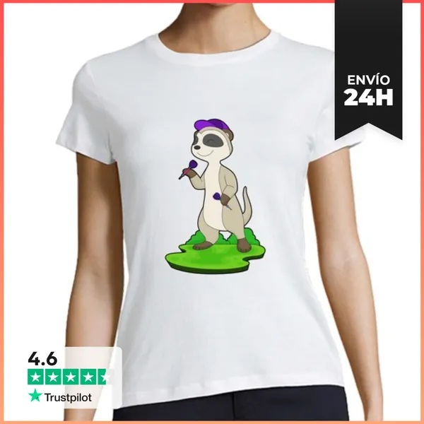 Camiseta Mujer Clásica Dardos De Suricata Dardo LaTostadora