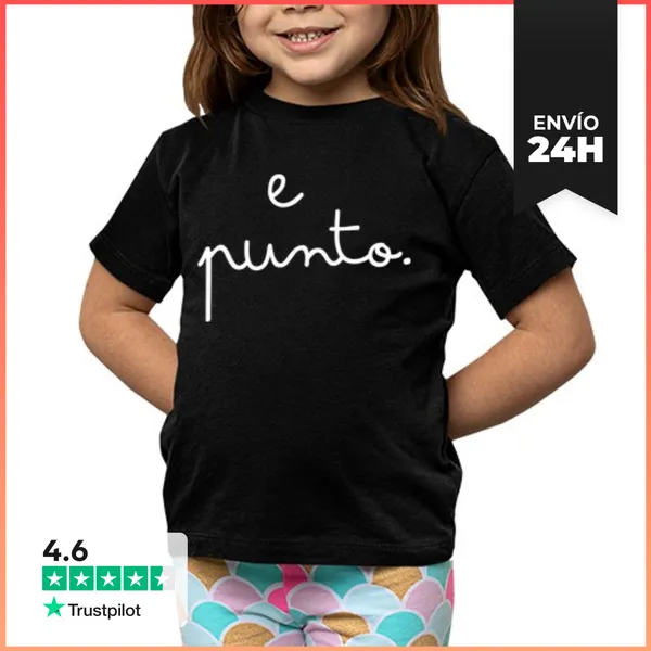 Camiseta Clásica Para Niños Porque O Digo Eu... E Punto.