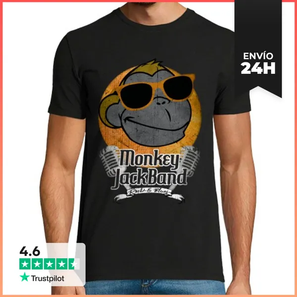 Camiseta Hombre Clásica Rock And Blues LaTostadora