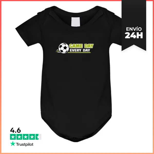 Body Bebé Fútbol - Día De Juego Todos Los Días LaTostadora