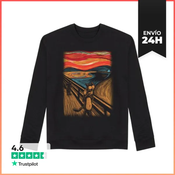 Sudadera Unisex Scream In Springfield LaTostadora